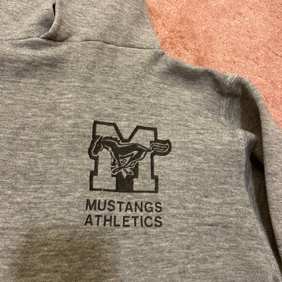 Vintage Russell Athletic Grey Collegiate Hoodie EUC - Picture 2 of 8